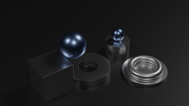 Free metal metallic sphere illustration