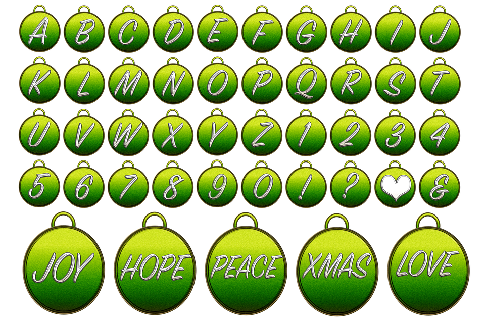 Download Christmas, Ornaments, Typography. Royalty-Free Stock ...