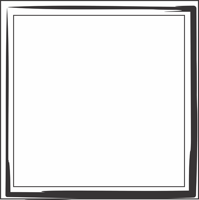 Free frame border post illustration