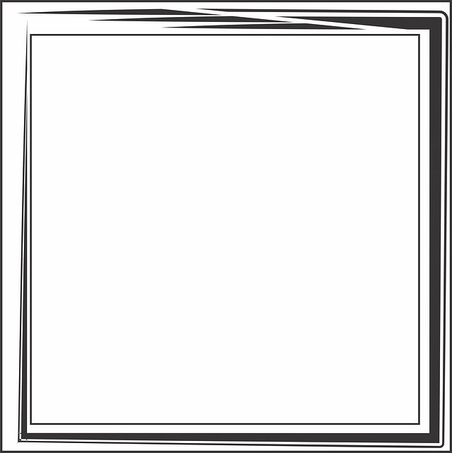 Free frame border post illustration