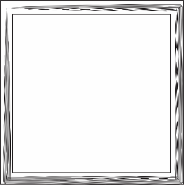 Free frame border post illustration