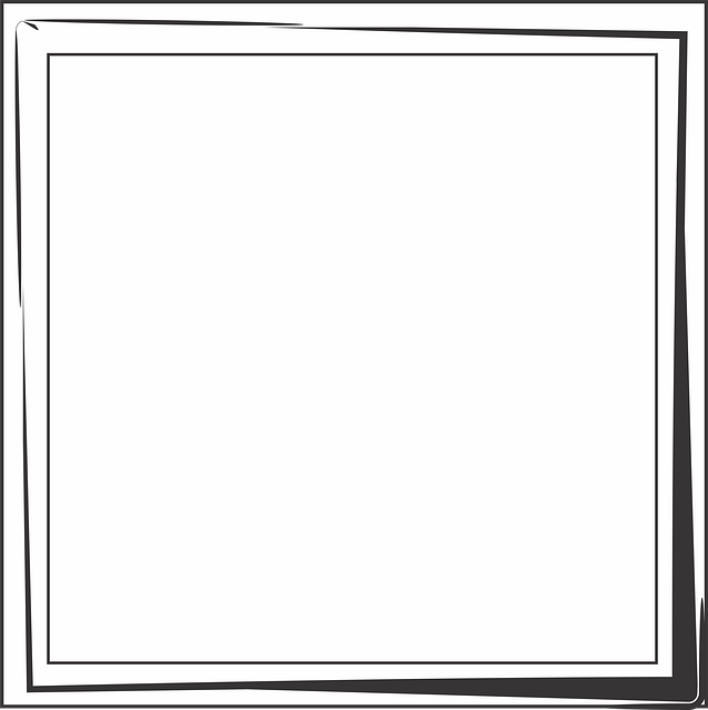 Free frame border post illustration