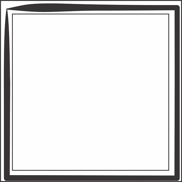 Free frame border post illustration
