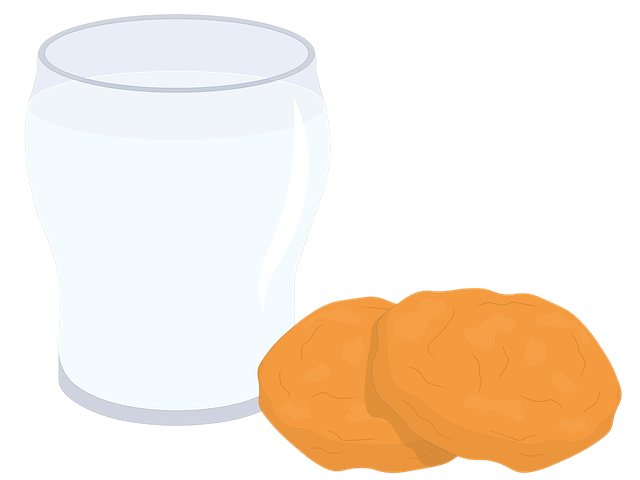 Milk, Warm, Drink, Beverage, Cookie