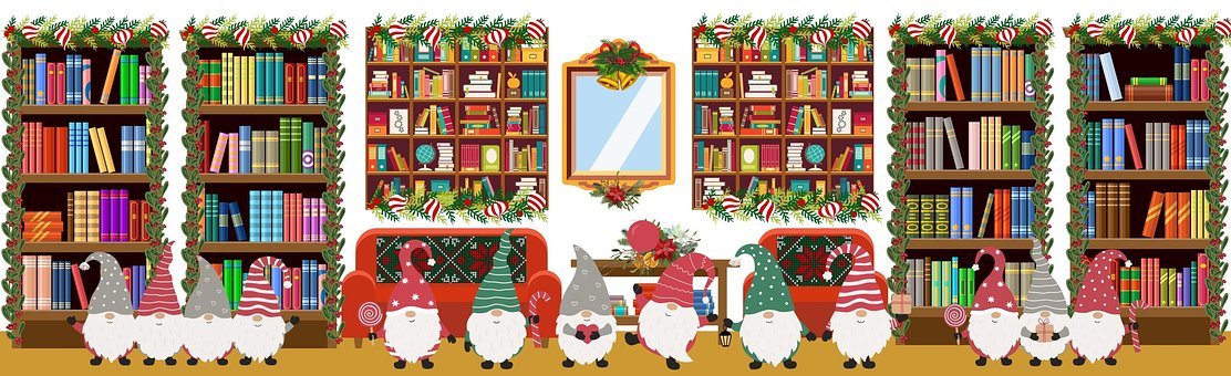 Free Elves Christmas illustration and picture
