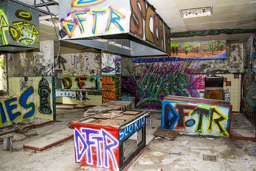 Grafitti, Venstre Sted, Ledig, Ticino