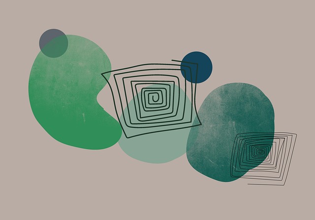 Download free HD stock image of Form Color Free form color boho illustration