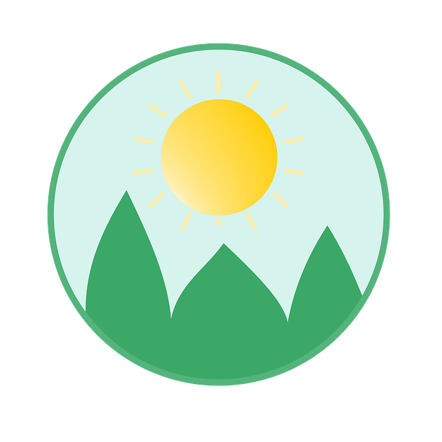 Free sun sunrise icon illustration