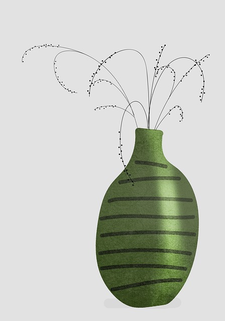 Vase, Blomster, Keramik, Natur