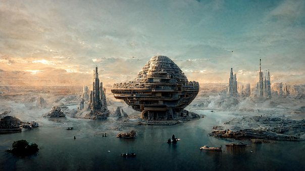 Free Futuristic Architecture illustration and picture