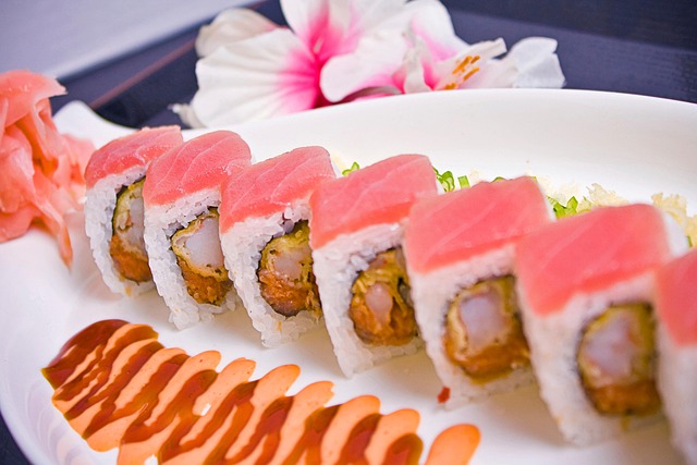Sushi, Japonés, Comida, Rollos De Sushi