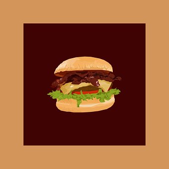 Hamburger, Lebensmittel, Ernährung