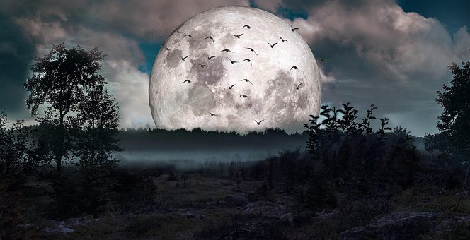 Free Mountain Moon photo and picture