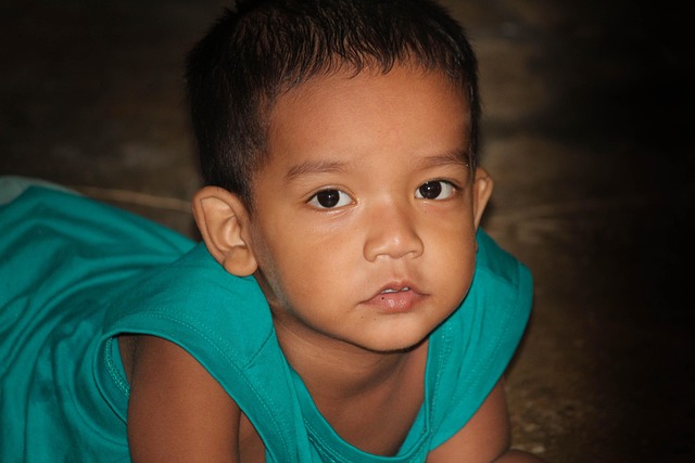 Filho, Garoto, Retrato, Bonitinho