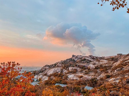 Free Autumn Sunset photo and picture