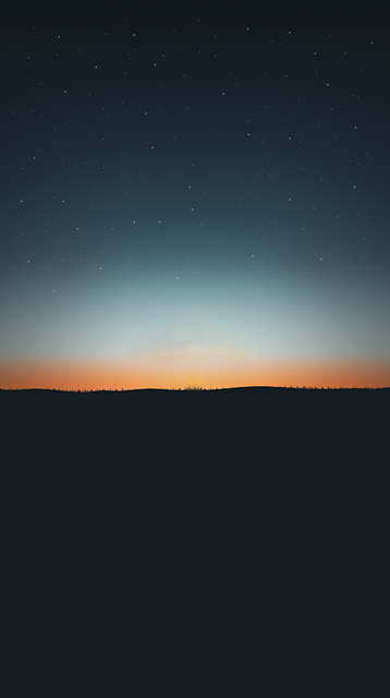 Free dawn dusk sunset illustration