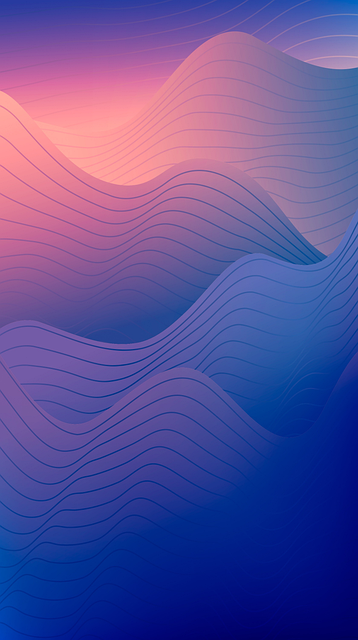 Free Waves Purple illustration and picture