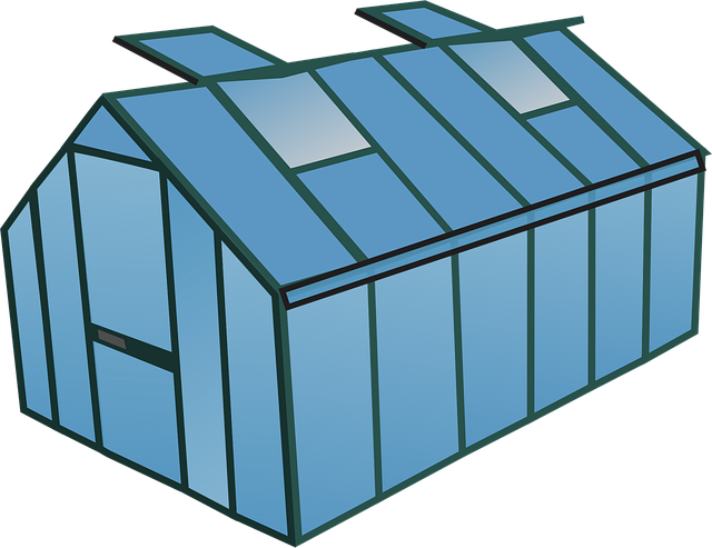Free greenhouse garden shed nursery vector