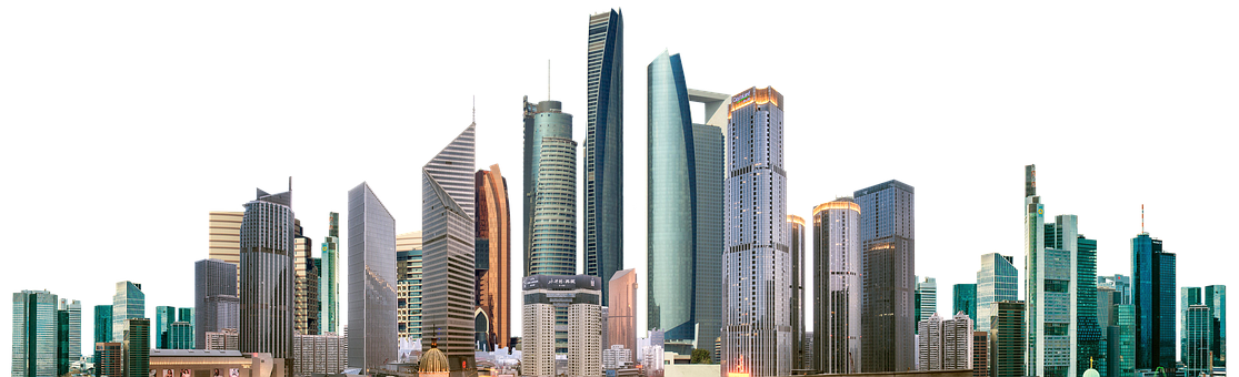 Free City Skyline illustration and picture