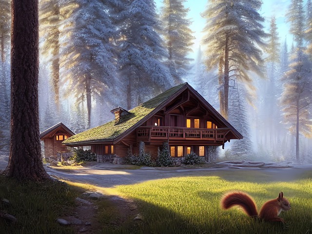 Free generated savoyard landscape landscape illustration