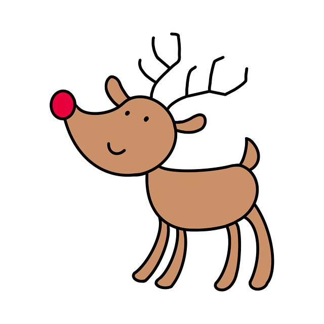 Jul, Julemand, Hjort, Dyr, Natur, Sød