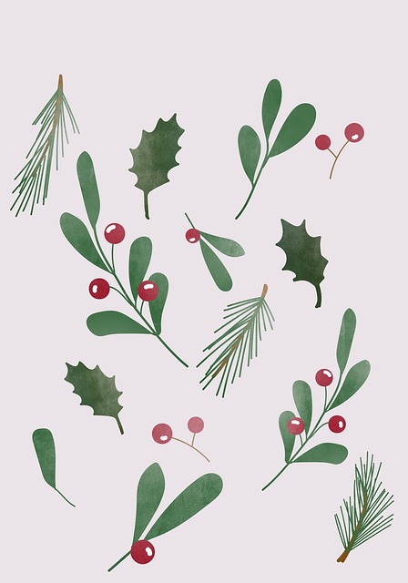 Free festive season christmas paper illustration