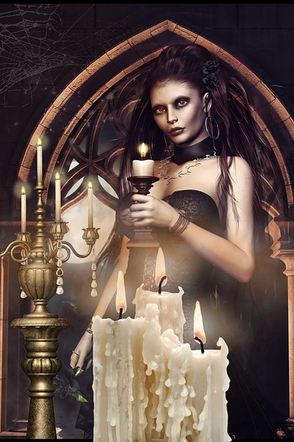 Gótico, Vela, Vampiro, Fantasía