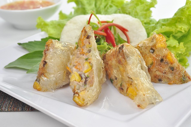 Rollitos De Primavera A La Parrilla
