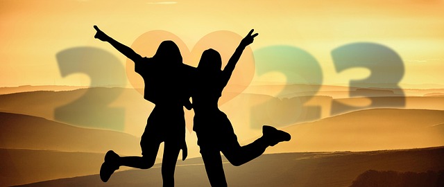 Free new year's day pleasure 2023 illustration