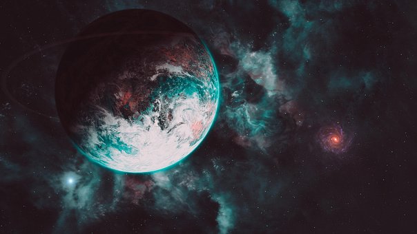 Espacio, Planeta, Estrellas, Cosmos