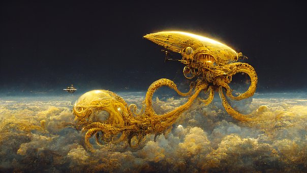 Free Science Fiction Space illustration and picture