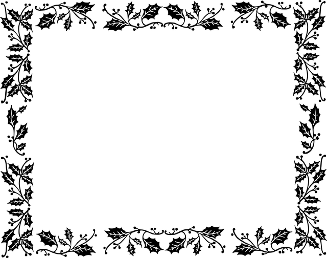 Free frame border flourish vector
