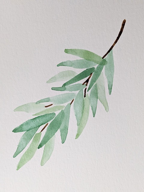 Free Watercolor Green illustration and picture