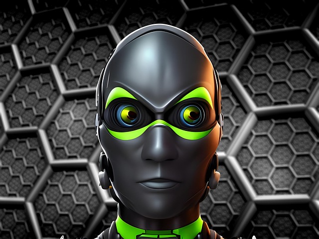 Free cyborg robot technology illustration