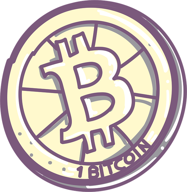Free bitcoin cryptocurrency blockchain vector