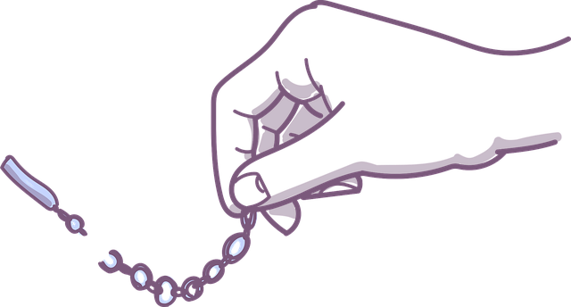 Free chain broken hand vector