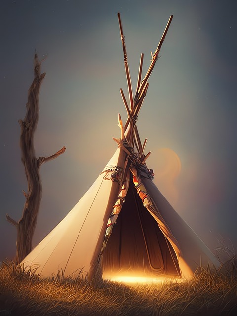 Generated Teepee American Indian - Free image on Pixabay