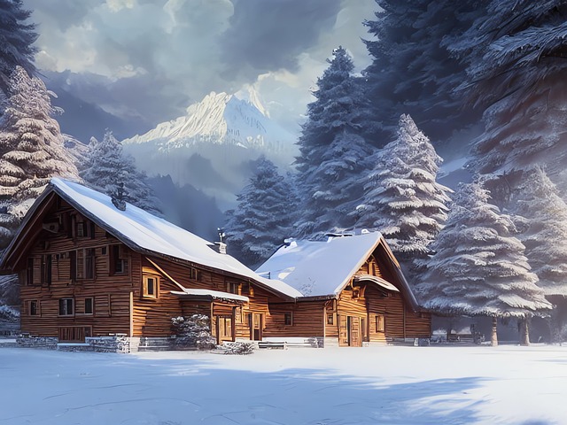 Free generated savoyard landscape landscape illustration