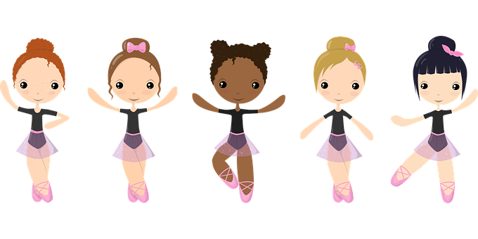 Free Ballet Lesson vector and picture