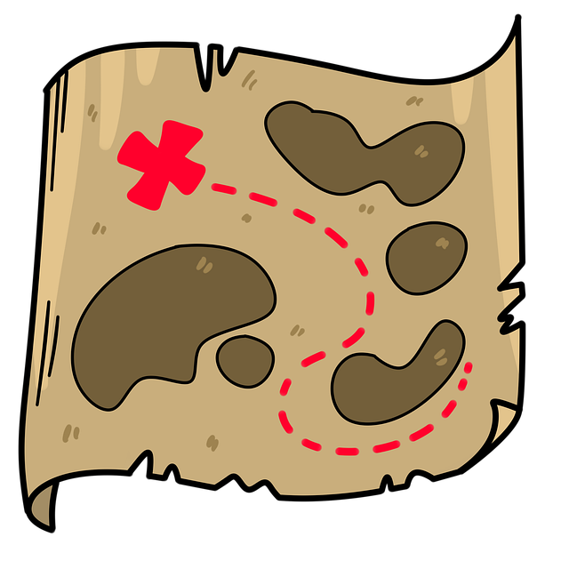 Download free HD stock image of Map Treasure Free map treasure pirate illustration