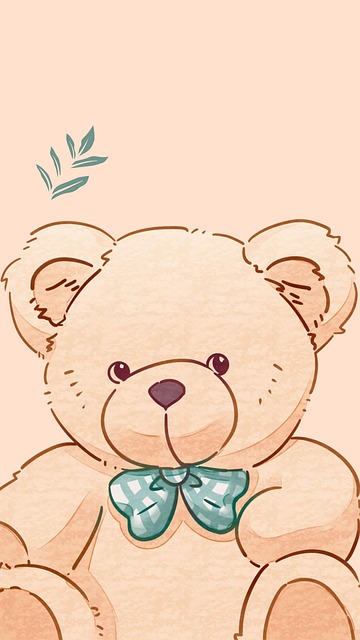 Free love bear animal illustration