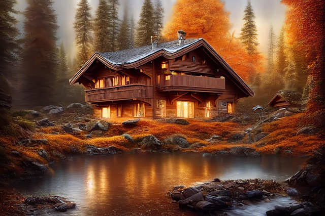 Free generated savoyard landscape landscape illustration