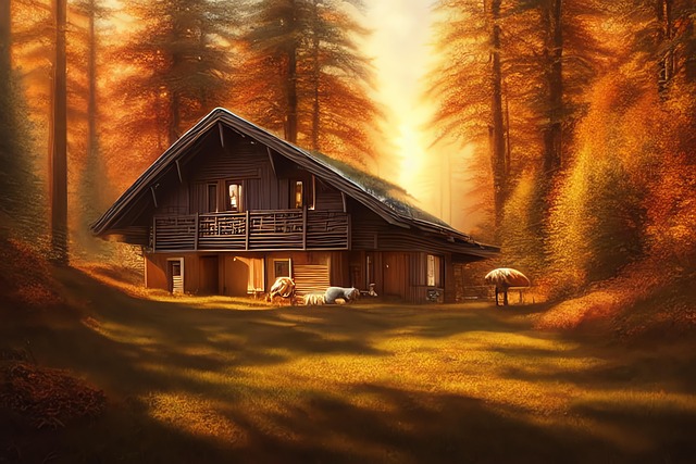 Free generated savoyard landscape landscape illustration