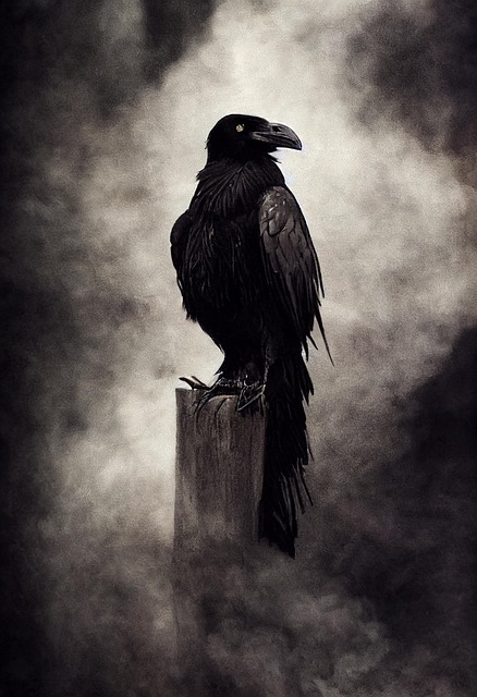 Download free HD stock image of Raven Crow Free raven crow smoke illustration