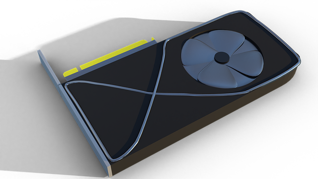 Free gpu nvidia computer illustration