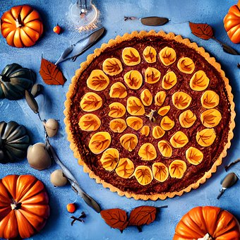 Free Ai Generated Pumpkin Pie photo and picture