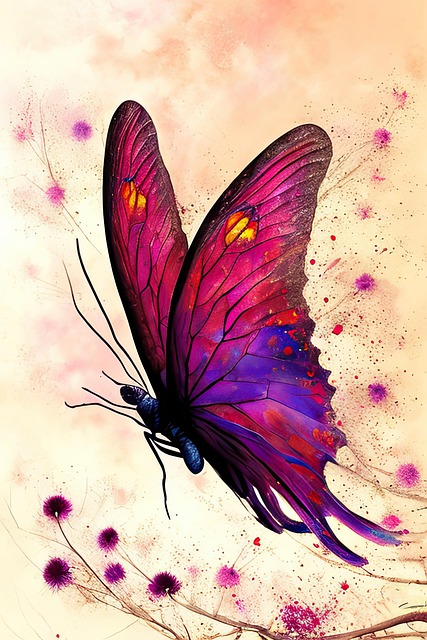 Schmetterling Aquarell Kunst - Kostenloses Bild auf Pixabay Illustration 