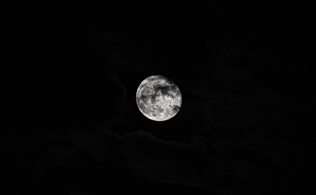 Luna, Oscuro, Cielo, Noche, México