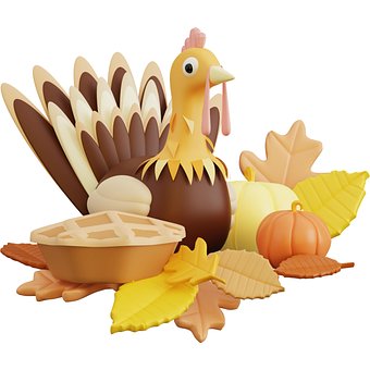 Free Turkey Pumpkins illustration and picture