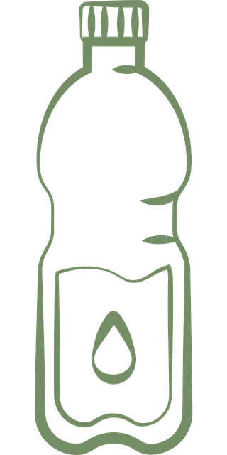Free bottle water active vector